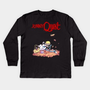 Johnny Quest Kids Long Sleeve T-Shirt